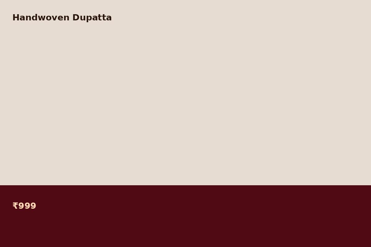 Handwoven Dupatta